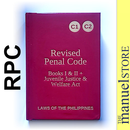 Pocket Codal (2024) - Revised Penal Code (RPC) Books I & II One Two Juvenile Justice Welfare