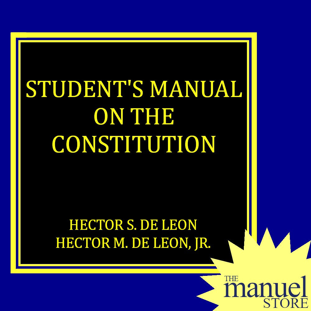 De Leon 2019 Student s Manual On The Constitution College Textbo national-indigenous-peoples-day-june-21