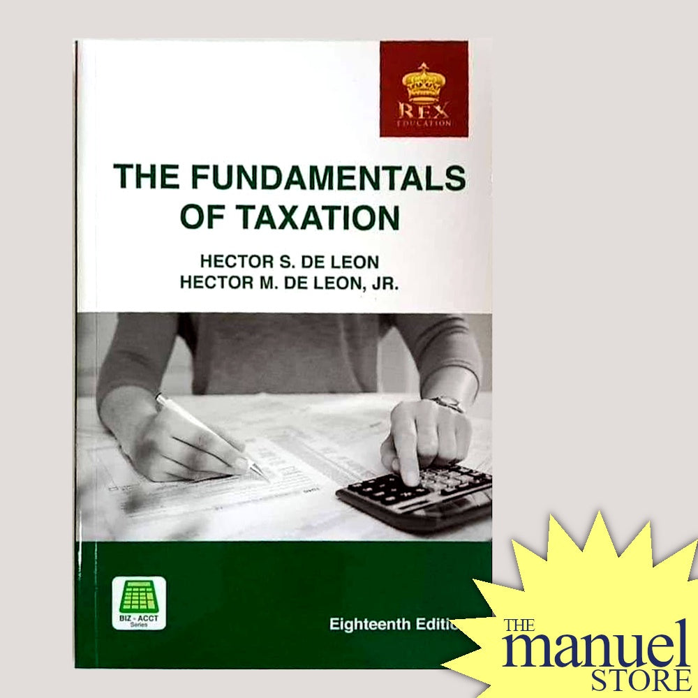 fundamentals of taxation de leon pdf