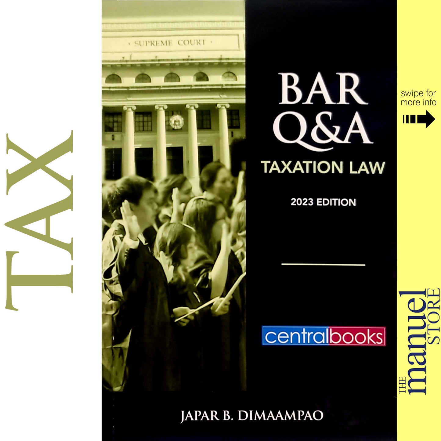 Bar Q&A (2024 Ed.) - Taxation - Japar Dimaampao - Tax - Central - Questions and Answers