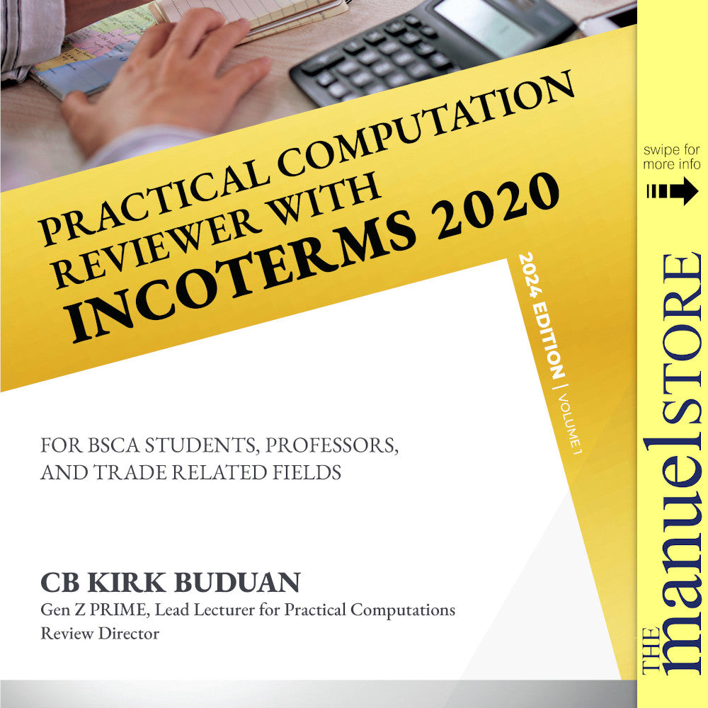 Buduan (2024) - Incoterms 2020, Practical Computation Reviewer with - by CB Kirk Clap