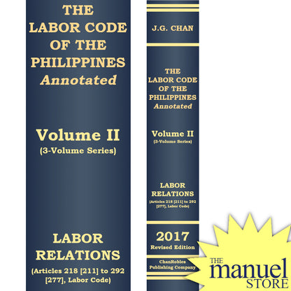 Chan Labor Code Annotated - Standards/Relations/Termination/Social Legislation Volume 1/2/3 I/II/II