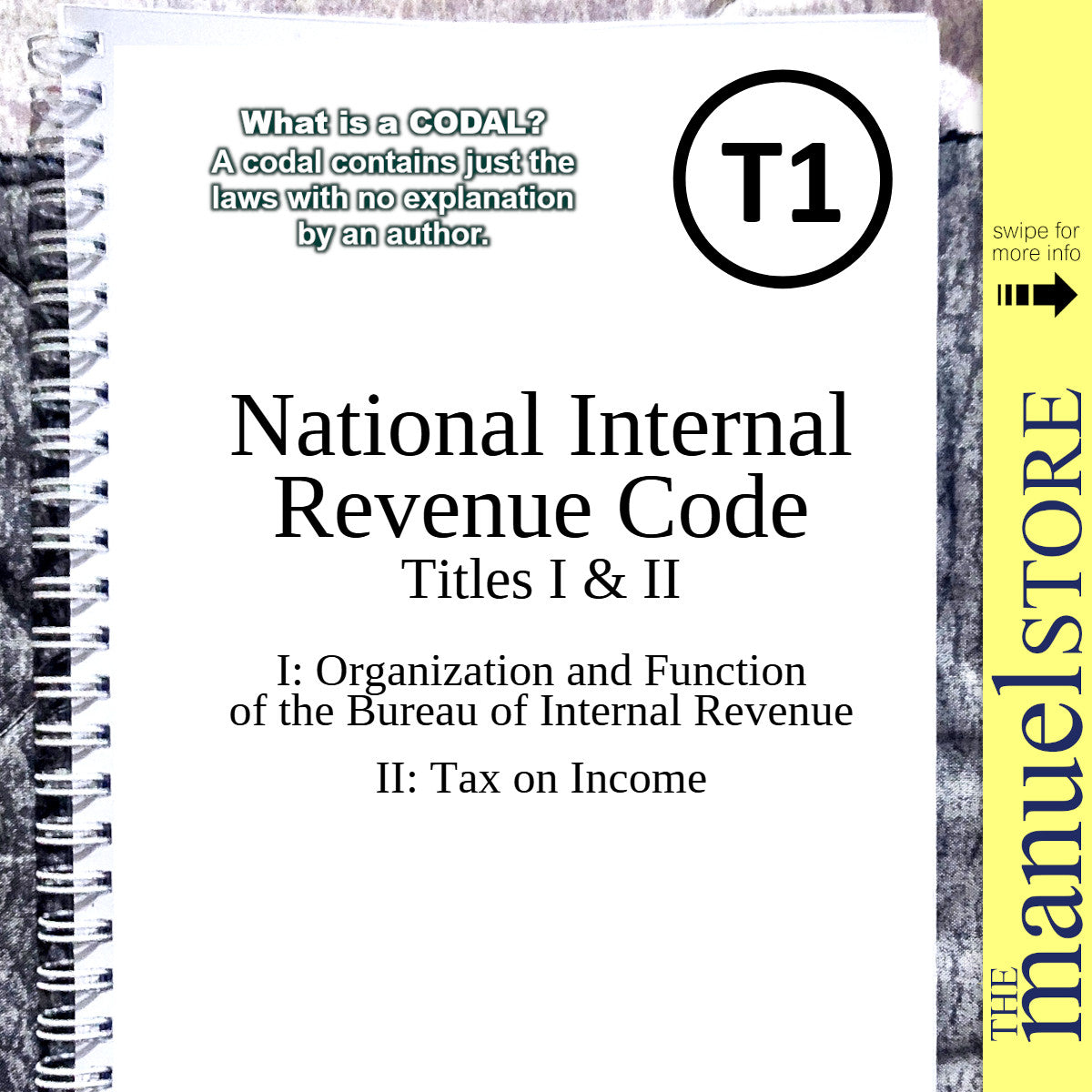 Notebook Codal (2024) - National Internal Revenue Code NIRC Tax Income Taxation Remedies