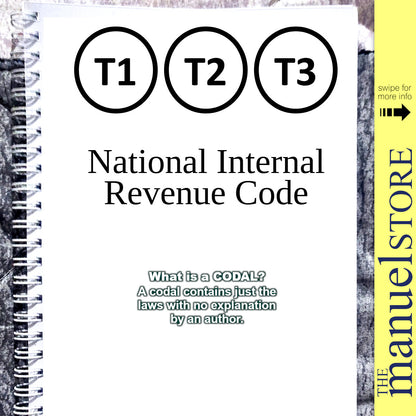 Notebook Codal (2024) - National Internal Revenue Code NIRC Tax Income Taxation Remedies