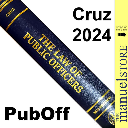 Cruz (2024) - The Law of Public Officers - by Carlo - PubOff on