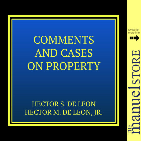 De Leon (2015) - Property - Comments and Cases - Law Book