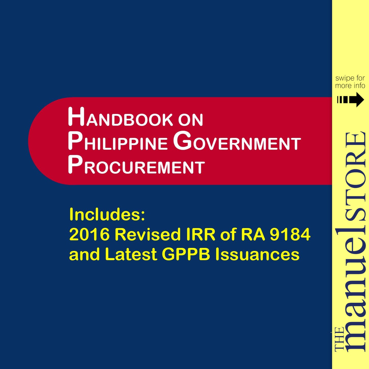 GPPB (April 2024) - Government Procurement , Handbook on Philippine - Includes 2016 Revised IRR amendments