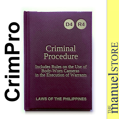 Pocket Codal (2024) Rules of Court - Civil Procedure Criminal Special Proceedings Legal & Judicial Ethics Code of Professional Responsibility Accountability CPRA