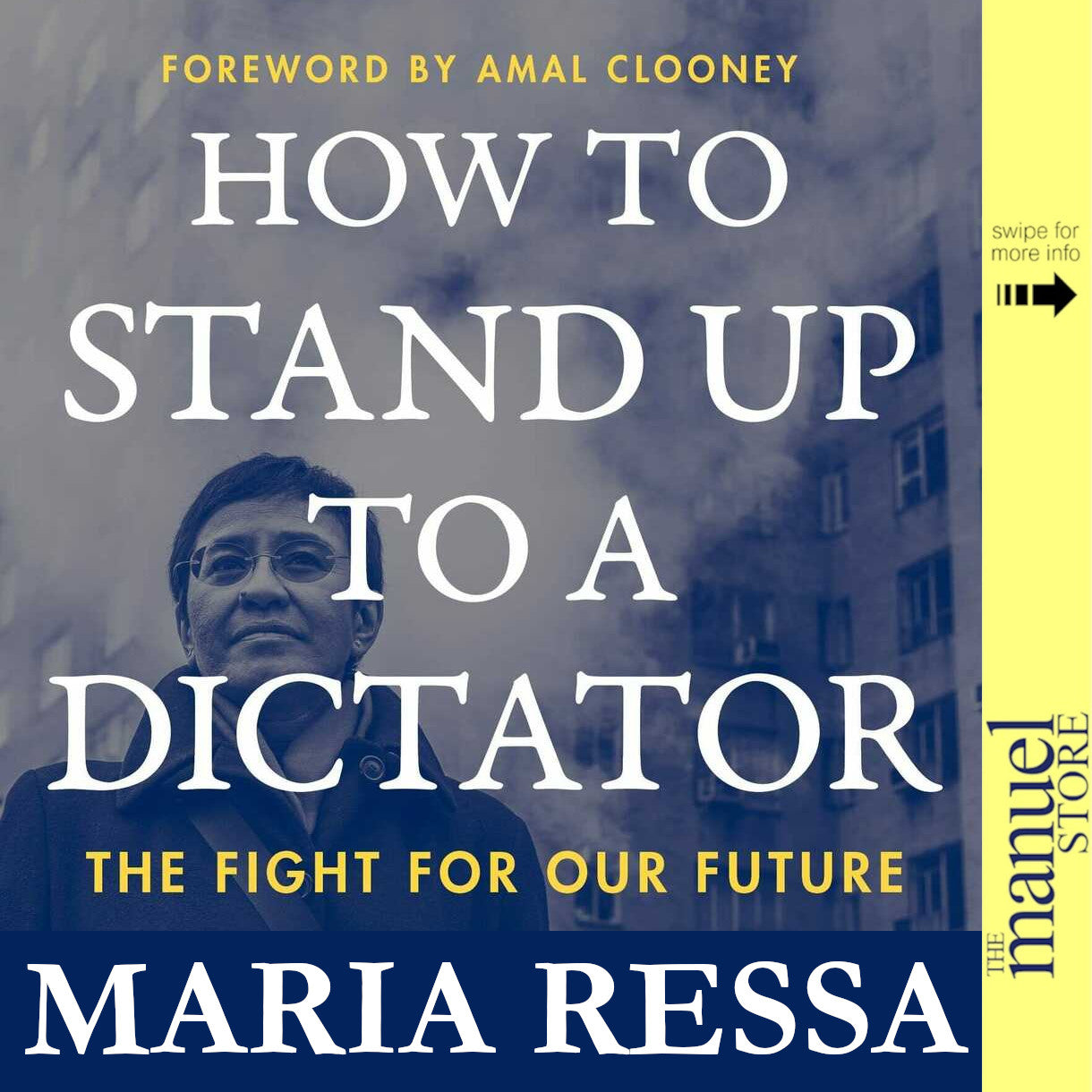 Maria Ressa (2022 Hardcover) - How to Stand Up to a Dictator - Nobel Peace Prize Rappler CEO