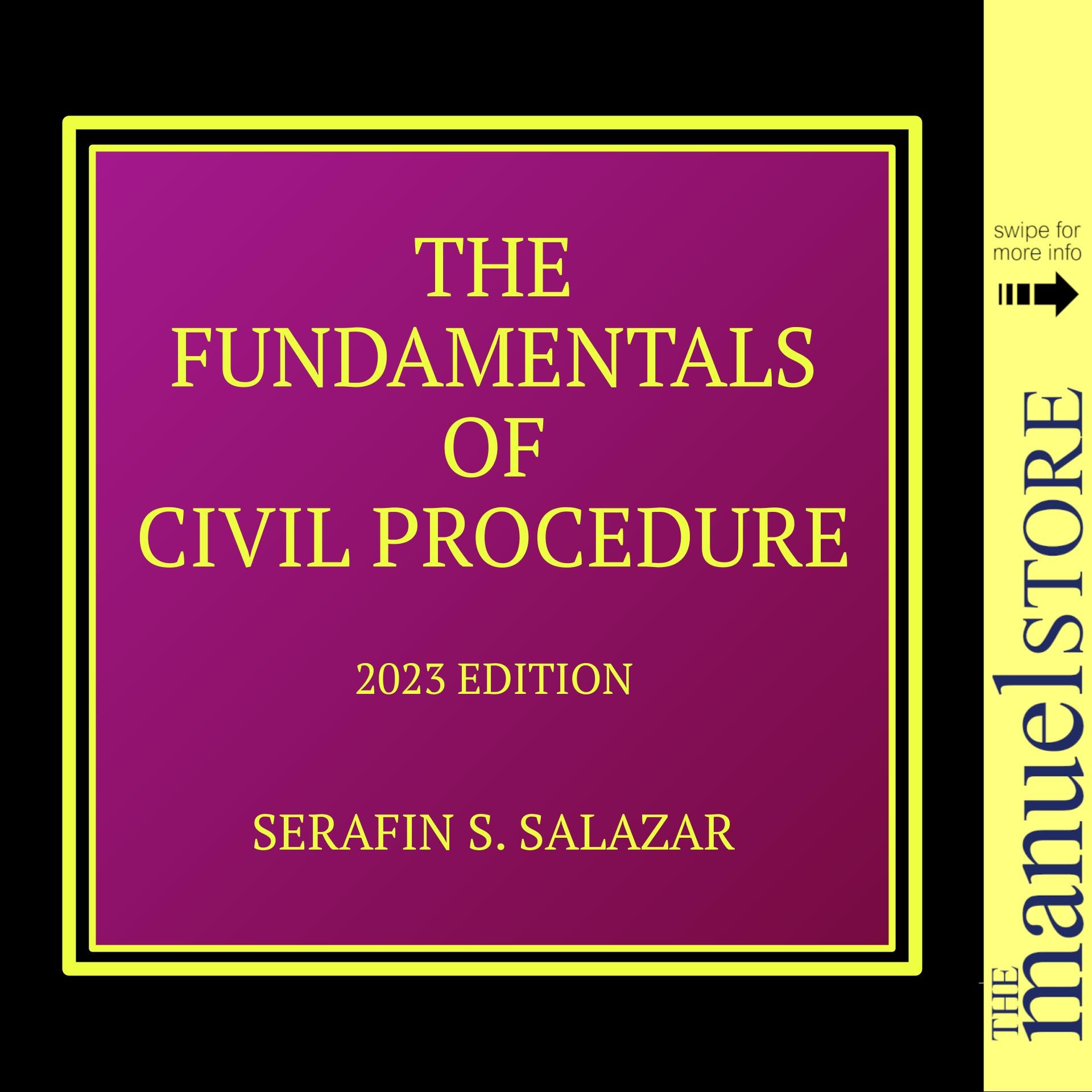 Serafin Salazar (2023) - Civil Procedure, The Fundamentals of ...