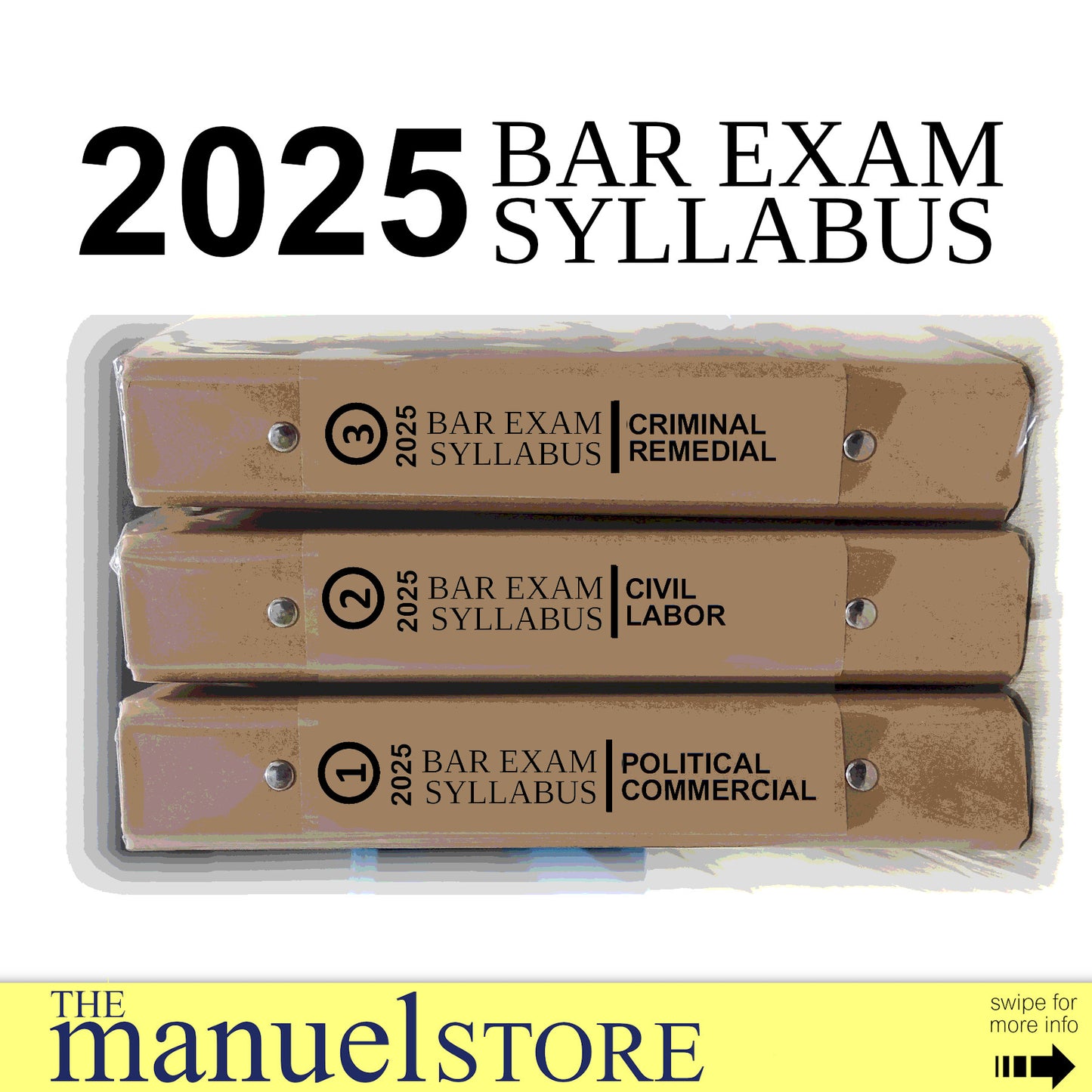 Bar Syllabus (202X) - Examination Notebook Binder Outline Space for Exam Notes Lopez