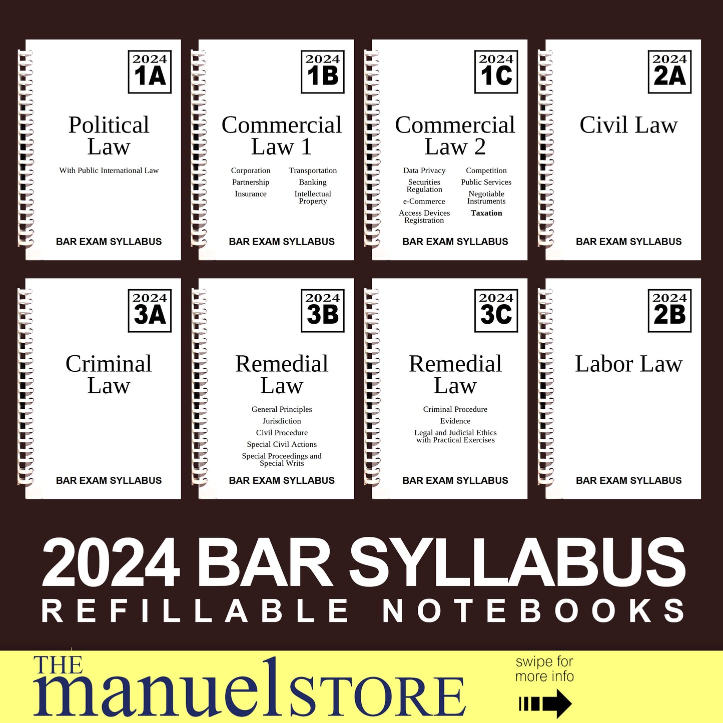 Bar Syllabus (2023/2024) - Examination Notebook Outline Space for Exam Notes Hernando