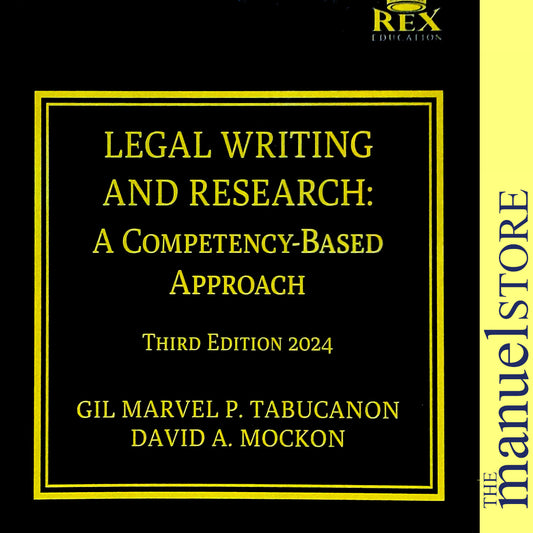 Tabucanon/Mockon (2024) - Legal Research and Writing - Competency Based Approach