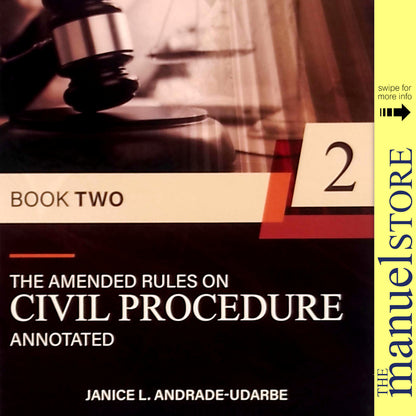 Andrade Udarbe (2023) Civil Procedure Annotated, The Amended Rules on CivPro; by Judge Janice