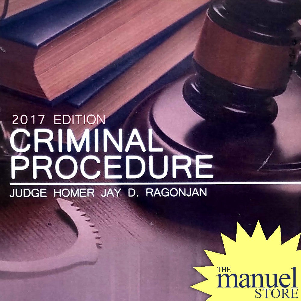 Ragonjan (2017) - Criminal Procedure - CrimPro - Remedial Law