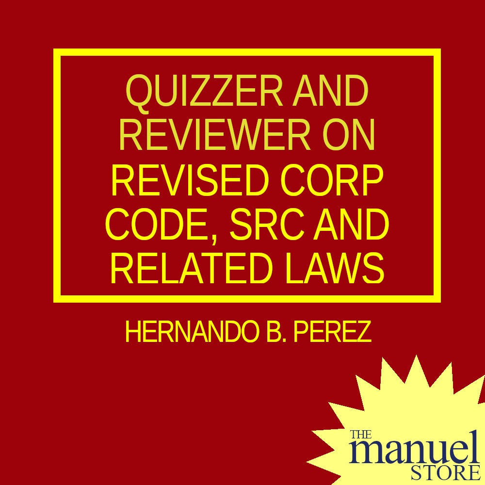 Perez Quizzer #3 (2020) - Corporation Code, Securities Regulation Code and Related Laws, Reviewer