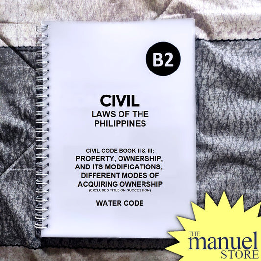Codal Notebook (2023) - Property and Ownership - Civil Code of the Philippines Water Acquiring B2