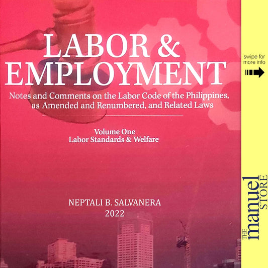 Salvanera (2022) Labor Vol. 1 - Standards and Welfare - Code Annotated - by Neptali - Volume One I