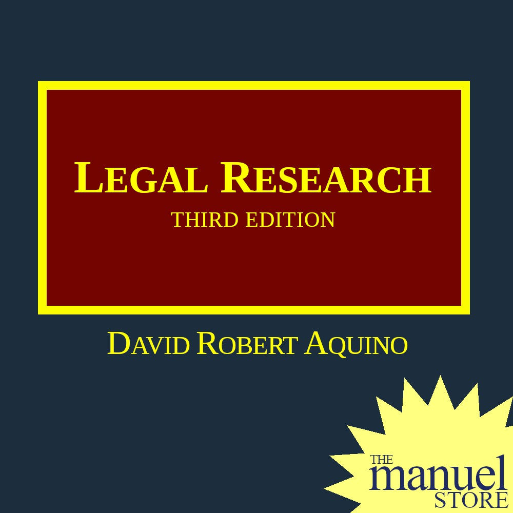 Aquino (2020) - Legal Research - David Robert - Law Book