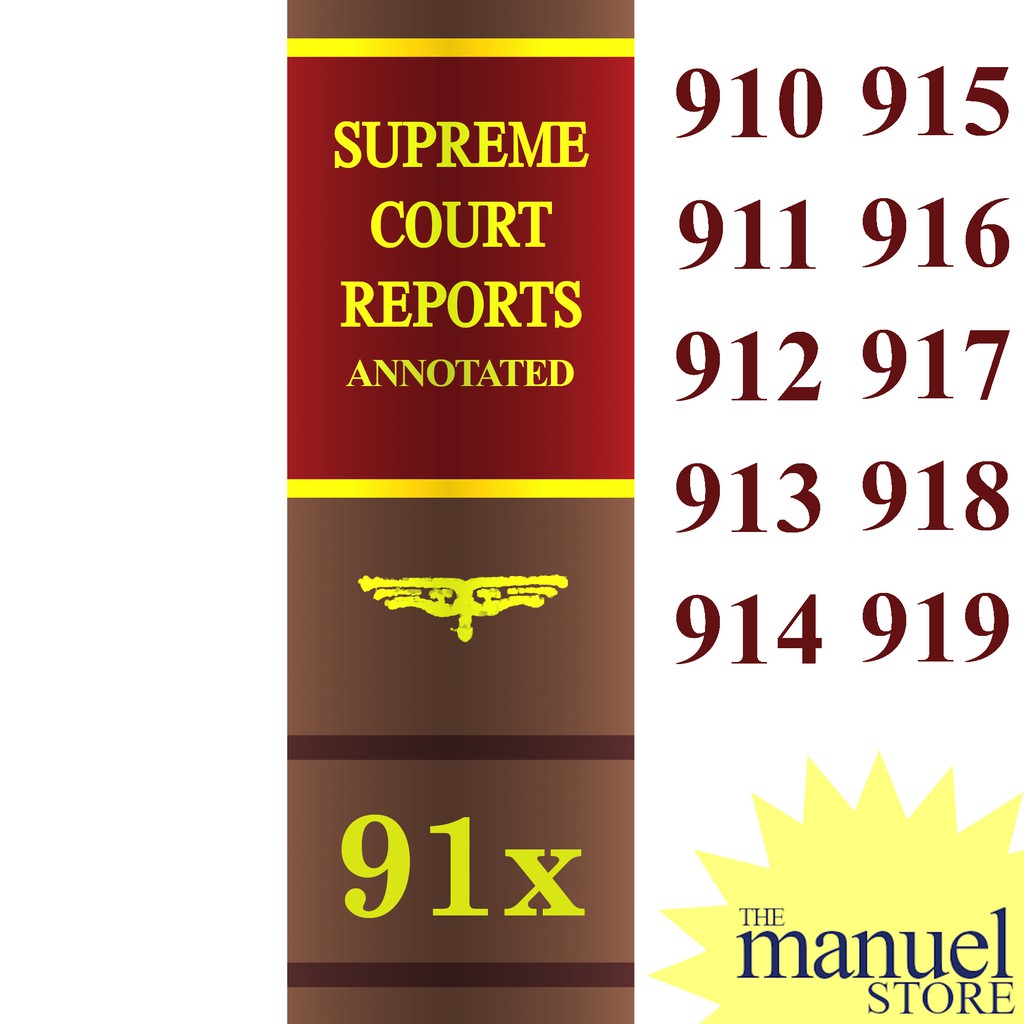 SCRA (2019) - Supreme Court Reports Annotated Vol. 910 911 912 913 914 915 916 917 918 919