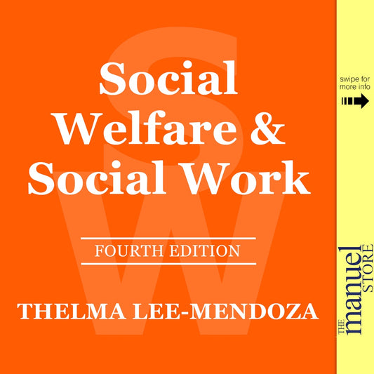 Thelma Lee Mendoza (2022) - Social Welfare and Social Work - Orange Book - Fourth 4th Edition by