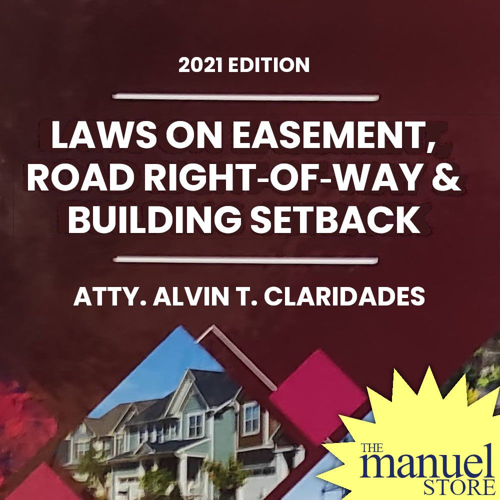 Claridades (2021) - Easement, Road Right-of-Way & Building Setback, Laws on - by Alvin T.