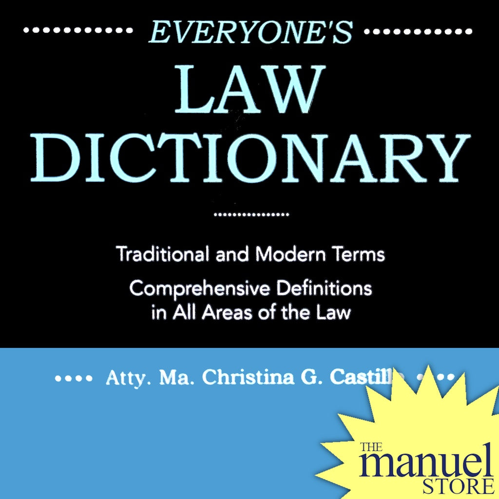 Castillo (2022) Everyone's Law Dictionary Legal Definitions Terms Comprehensive