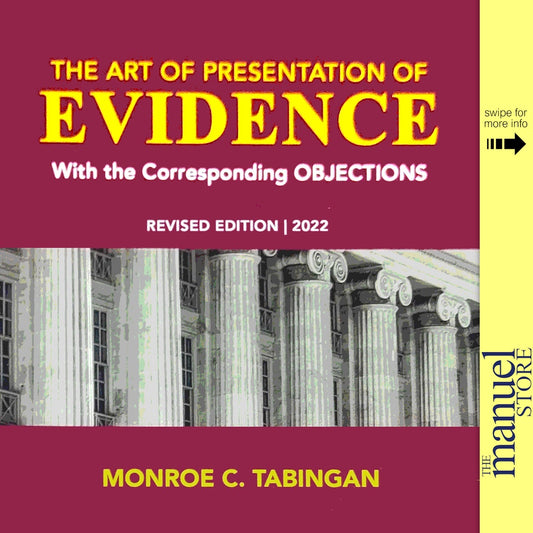 Tabingan (2022) - Presentation of Evidence, The Art of - with Corresponding Objections