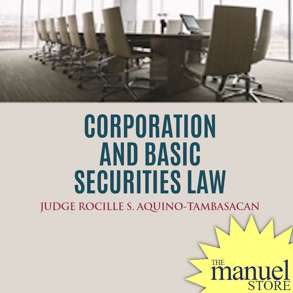 Tambasacan (2022) - Corporation and Basic Securities Law - by Judge Rocille - Revised Code