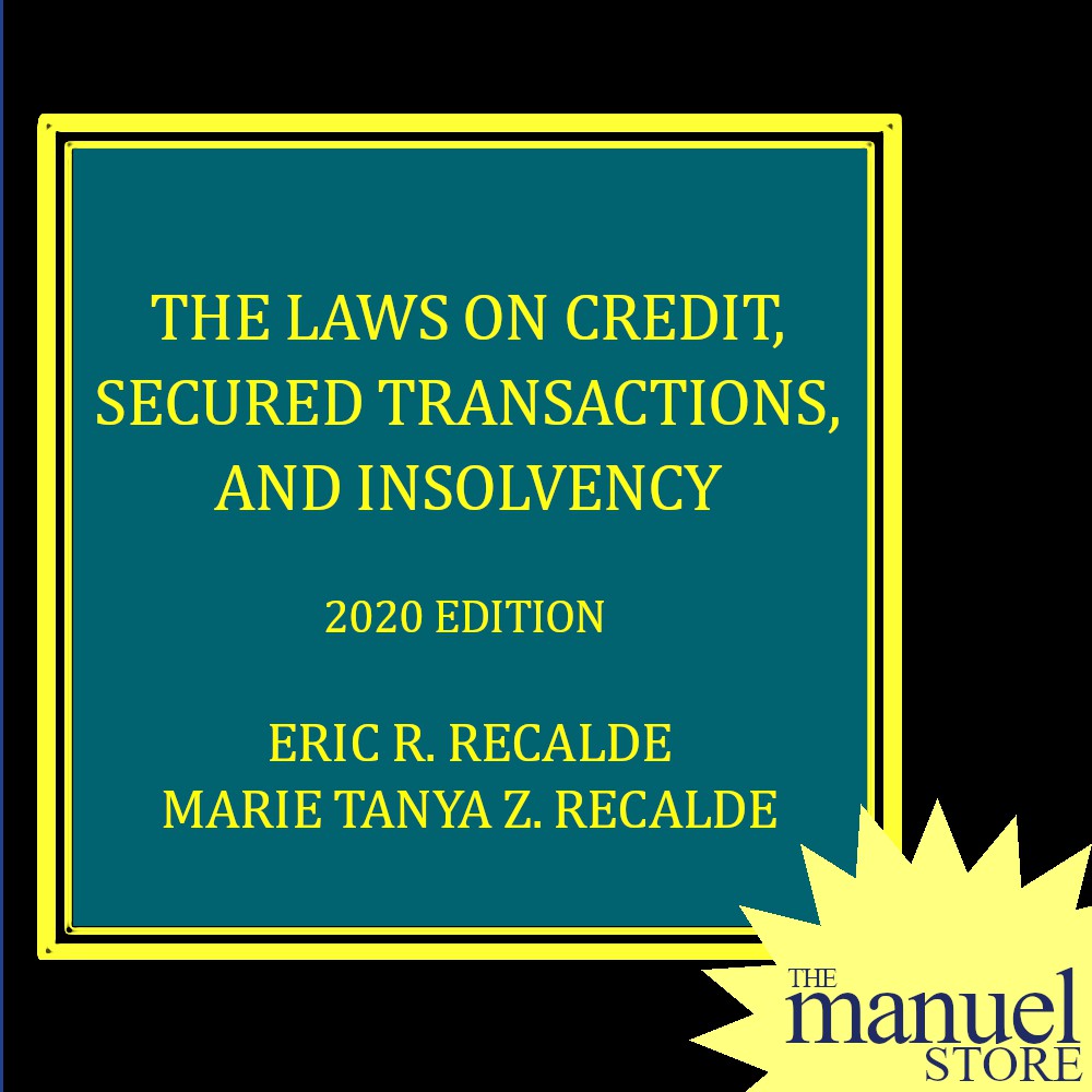 Recalde (2020) - Credit, Secured Transactions, Insolvency - Law Book