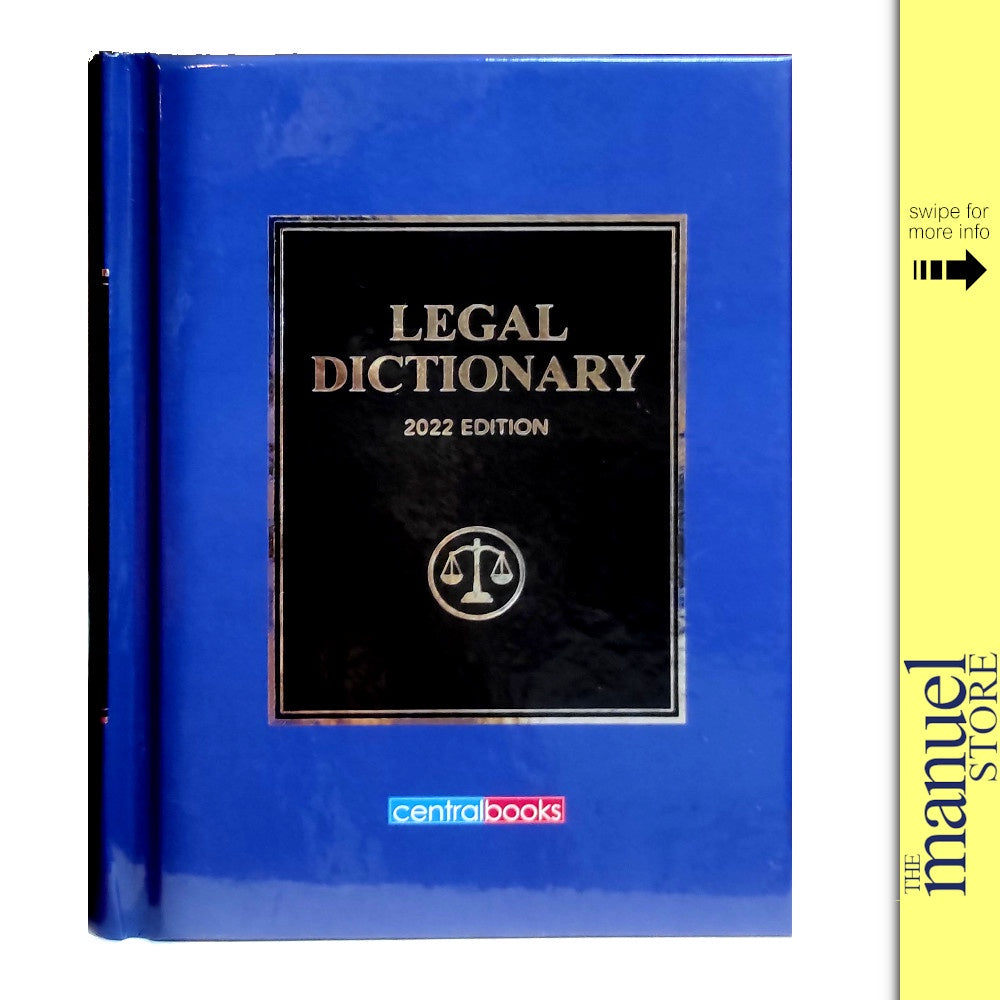 Legal Dictionary (2022) - Pocket-sized - Central - Law Terms and Phrases