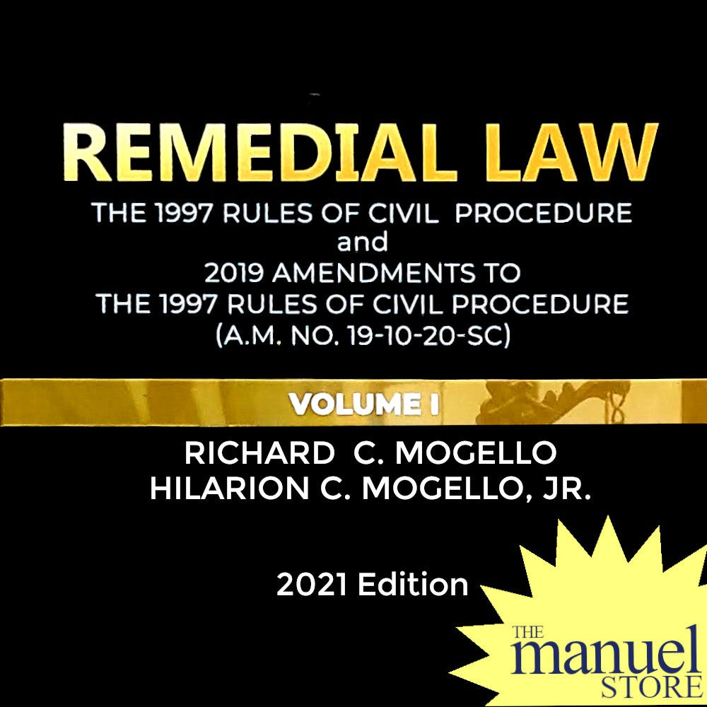 Mogello (2021) - Rem Bar Questions - Remedial Laws - Criminal Procedure Evidence as Amended Vol. 3 4