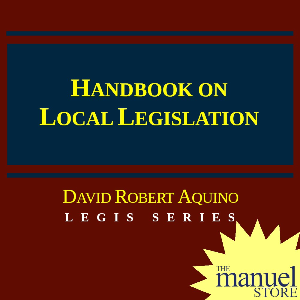 D.R. Aquino (2020) - Handbook on Local Legislation - David Robert