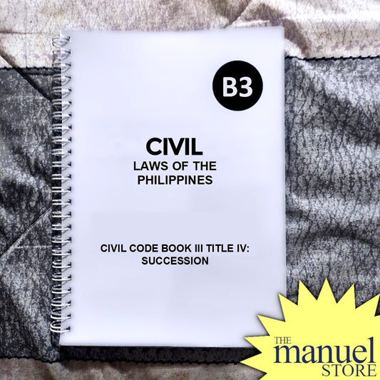 Codal Notebook (2023) - Succession - Civil Law Inheritance Wills Intestate Testate B3