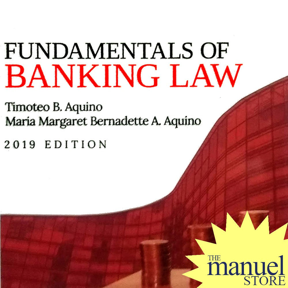 Timoteo Aquino (2019) - Banking Law - Fundamentals of