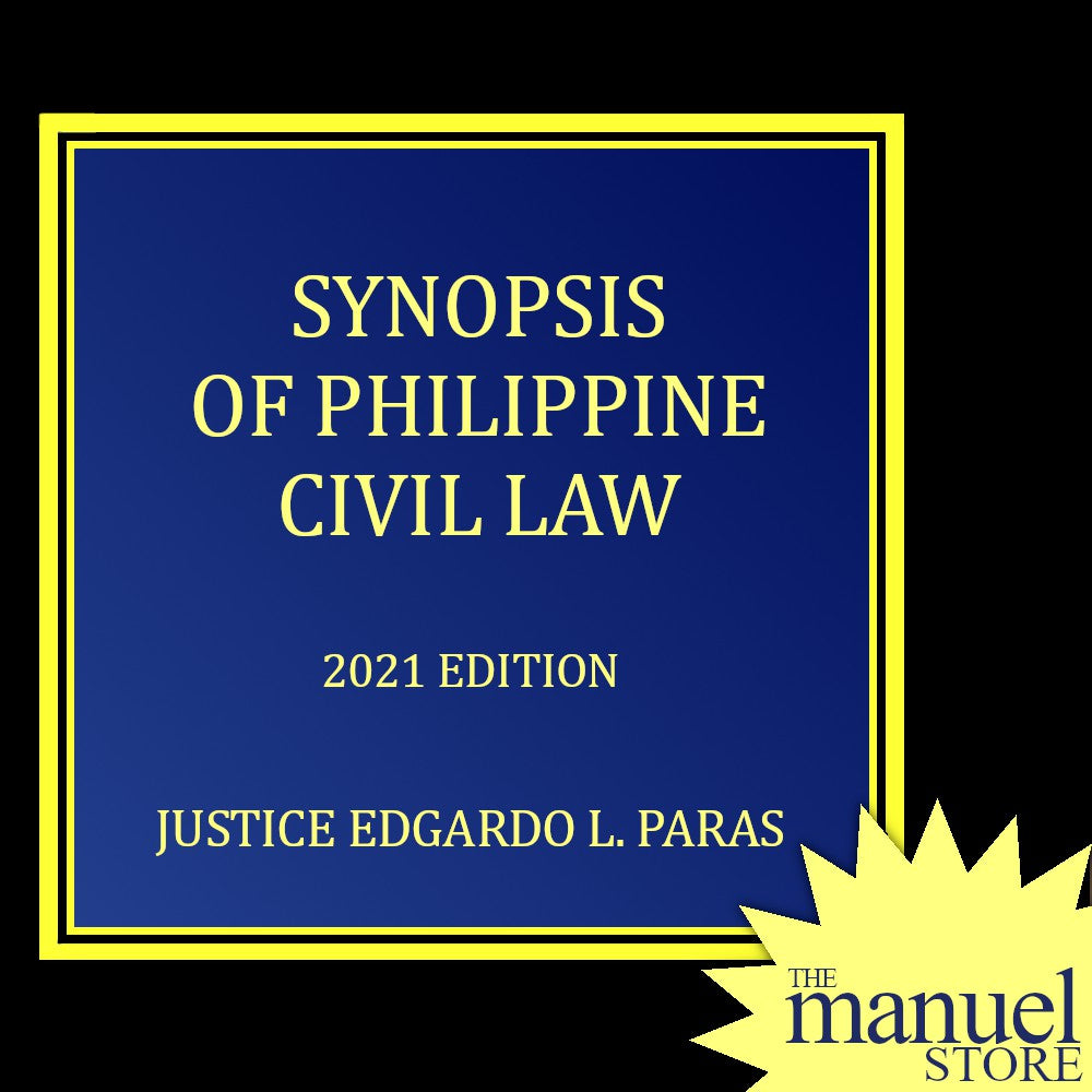 Paras (2016/2021) - Synopsis of Philippine Civil Law Pre-week Handbook in (Conflicts of Laws)