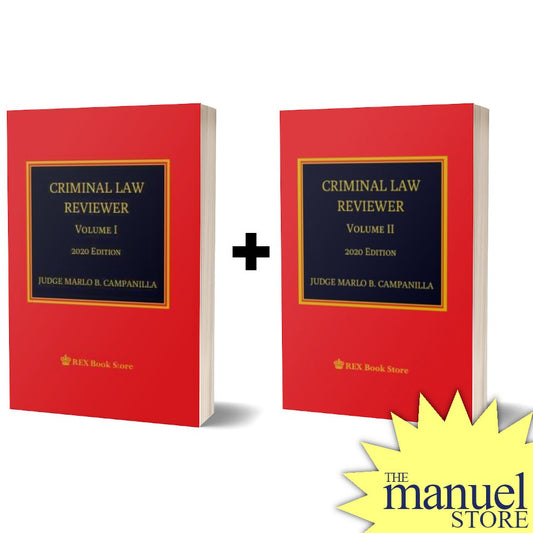Campanilla Set (2022/2023) - Criminal Law Reviewer - Vol. I + II - Volume 1 + 2