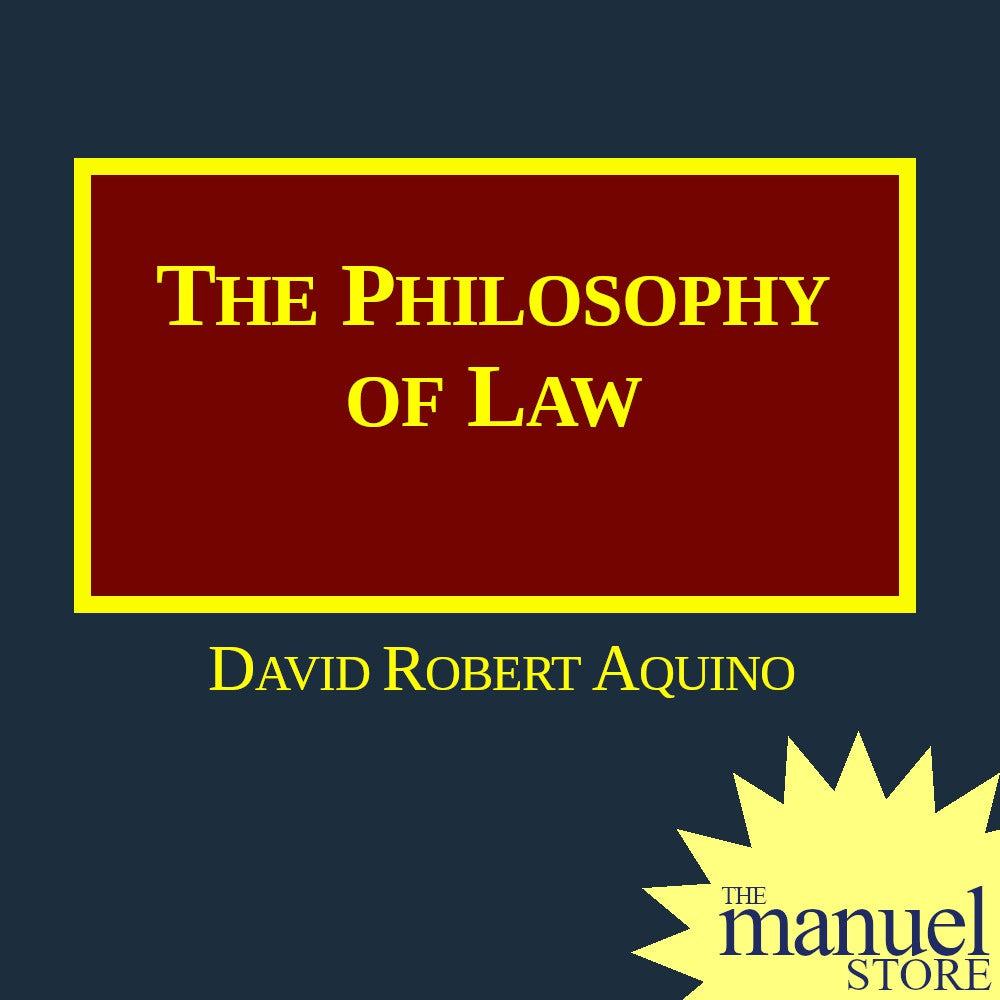 D.R. Aquino (2020) - The Philosophy of Law - Robert David - Book