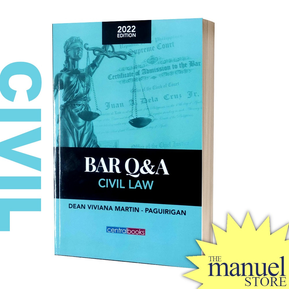 Bar Q&A (2024 Ed.) - Civil Law - Vivian Paguirigan - Central - Questions and Answers