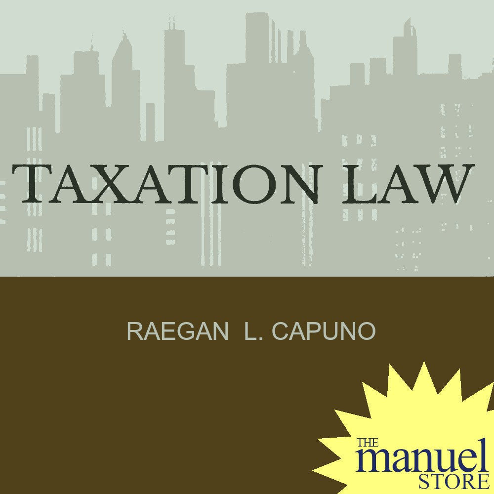 Raegan Capuno (2020) - Taxation Law - Volume I/II One/Two - Tax, NIRC - by 1/2