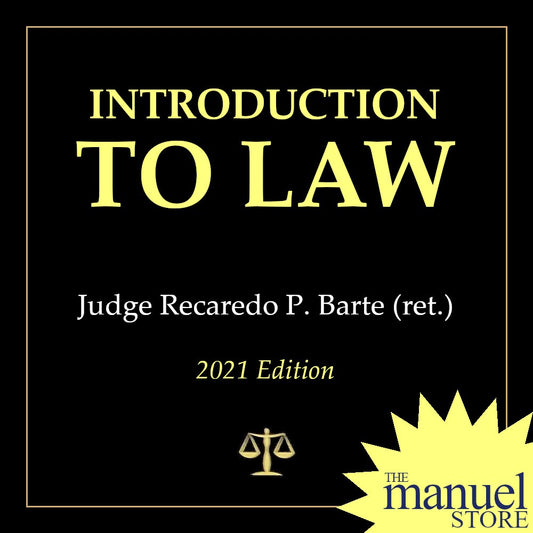 Barte (2020/2021) - Introduction to Law - by Judge Recaredo