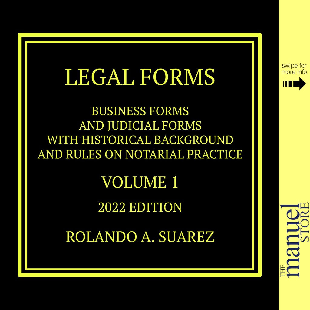 Suarez (2019/2022) - Legal Forms - Business Judicial Rules on Notarial Practice