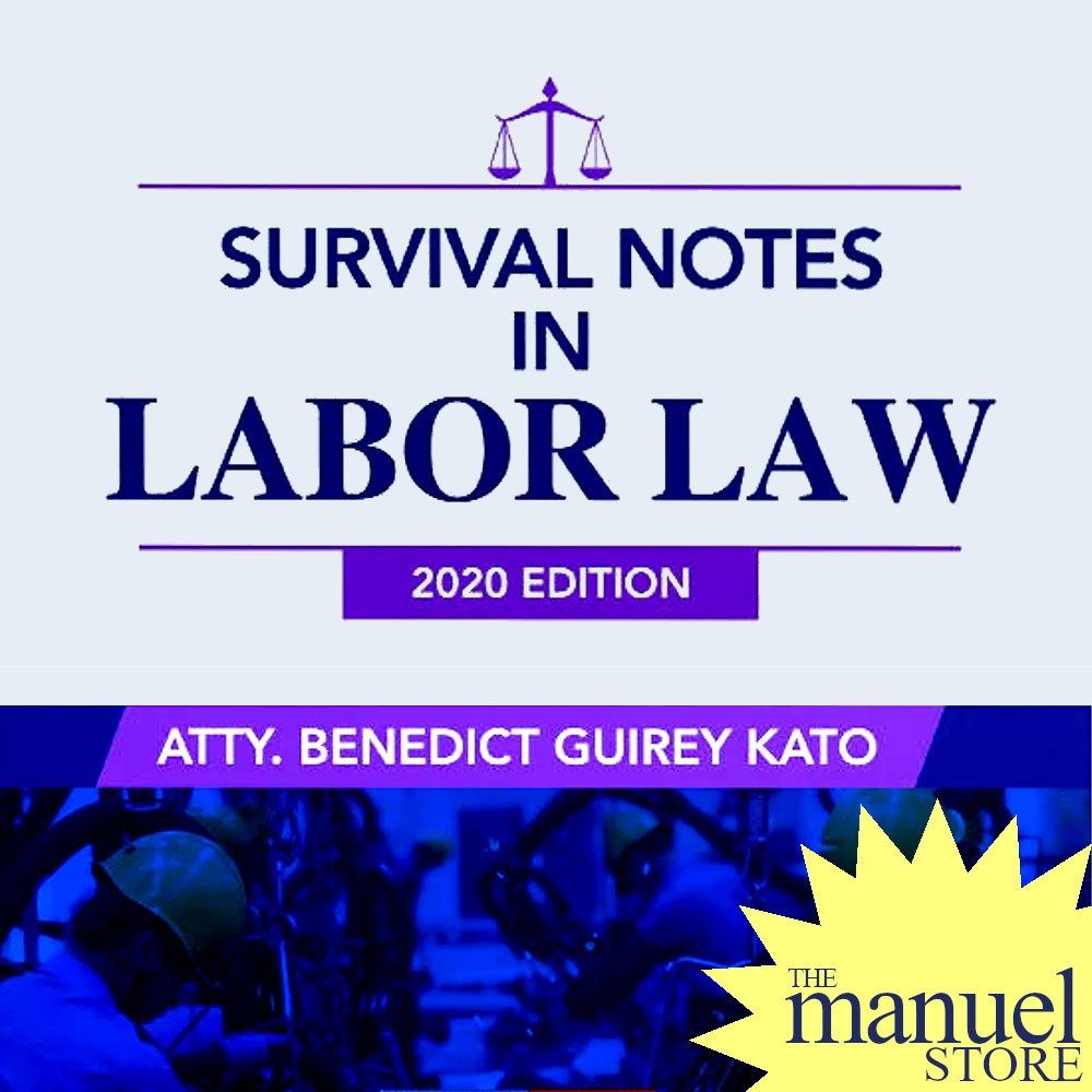 Kato (2020) - Labor Law, Survival Notes in - Bar Reviewer