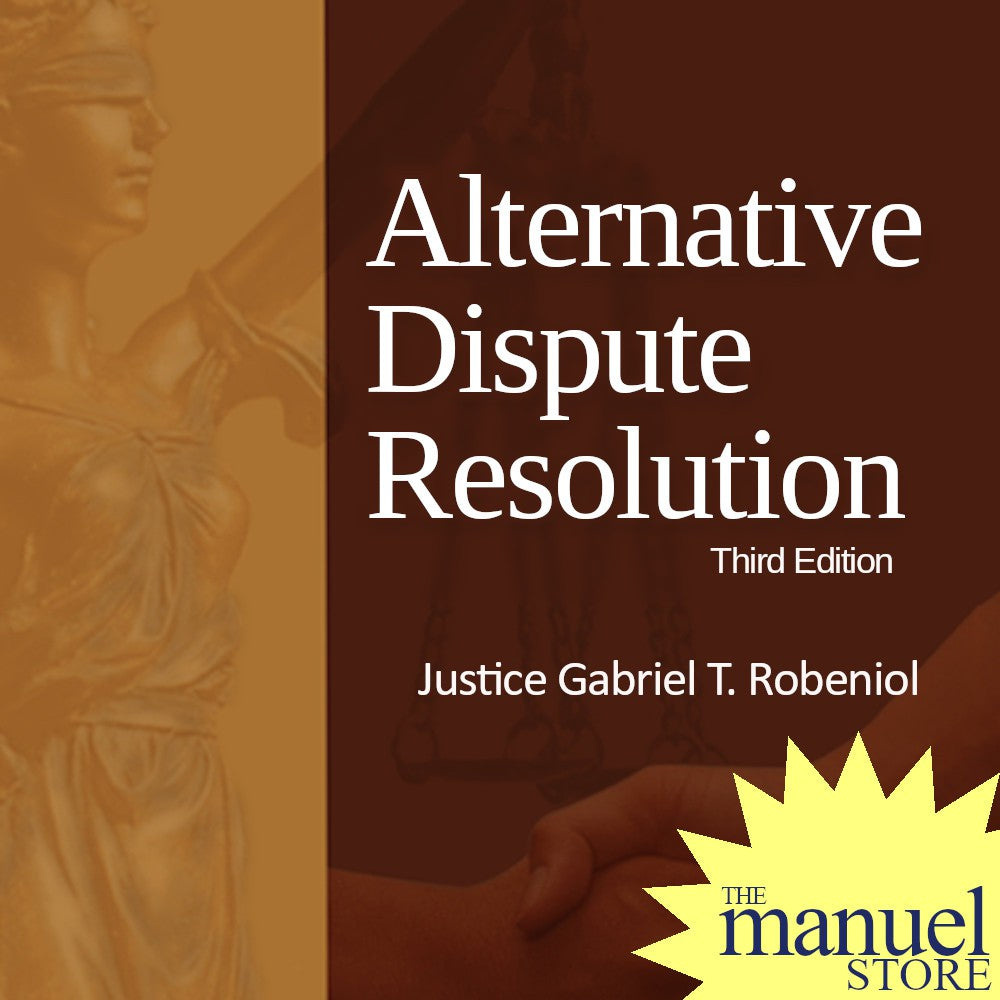 Robeniol (2020) - Alternative Dispute Resolution - ADR - Law Book ...