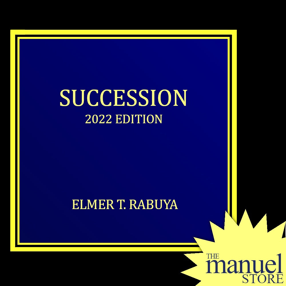 Rabuya (2022) - Succession - Civil Law - by Elmer – themanuelstore