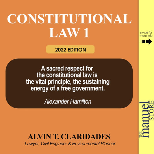 Claridades (2022) - Constitutional Law 1 One I - Political - by Alvin