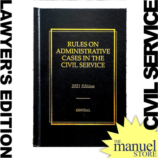 Codal (Central, Big) (2021) - Civil Service, Rules on Administrative Cases in the - CSC - Lawyer's Editio