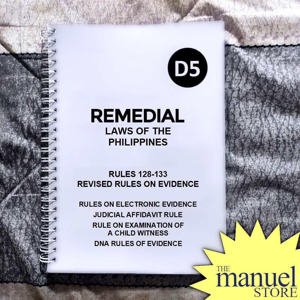 Codal Notebook (2023) - Evidence, 2019 Revised Rules of Court, Electro ...