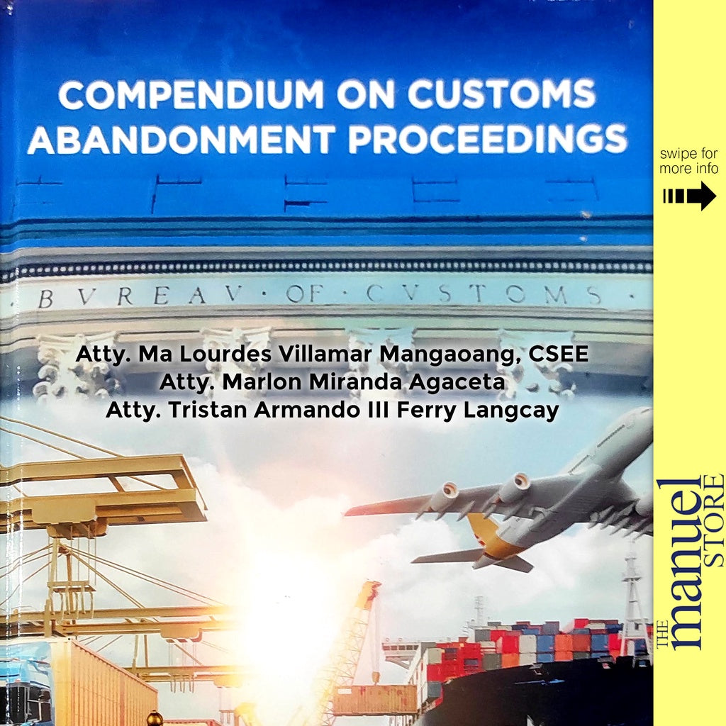 Mangaoang (2022) - Customs Abandonment Proceedings, Compendium on - Agaceta, Langcay