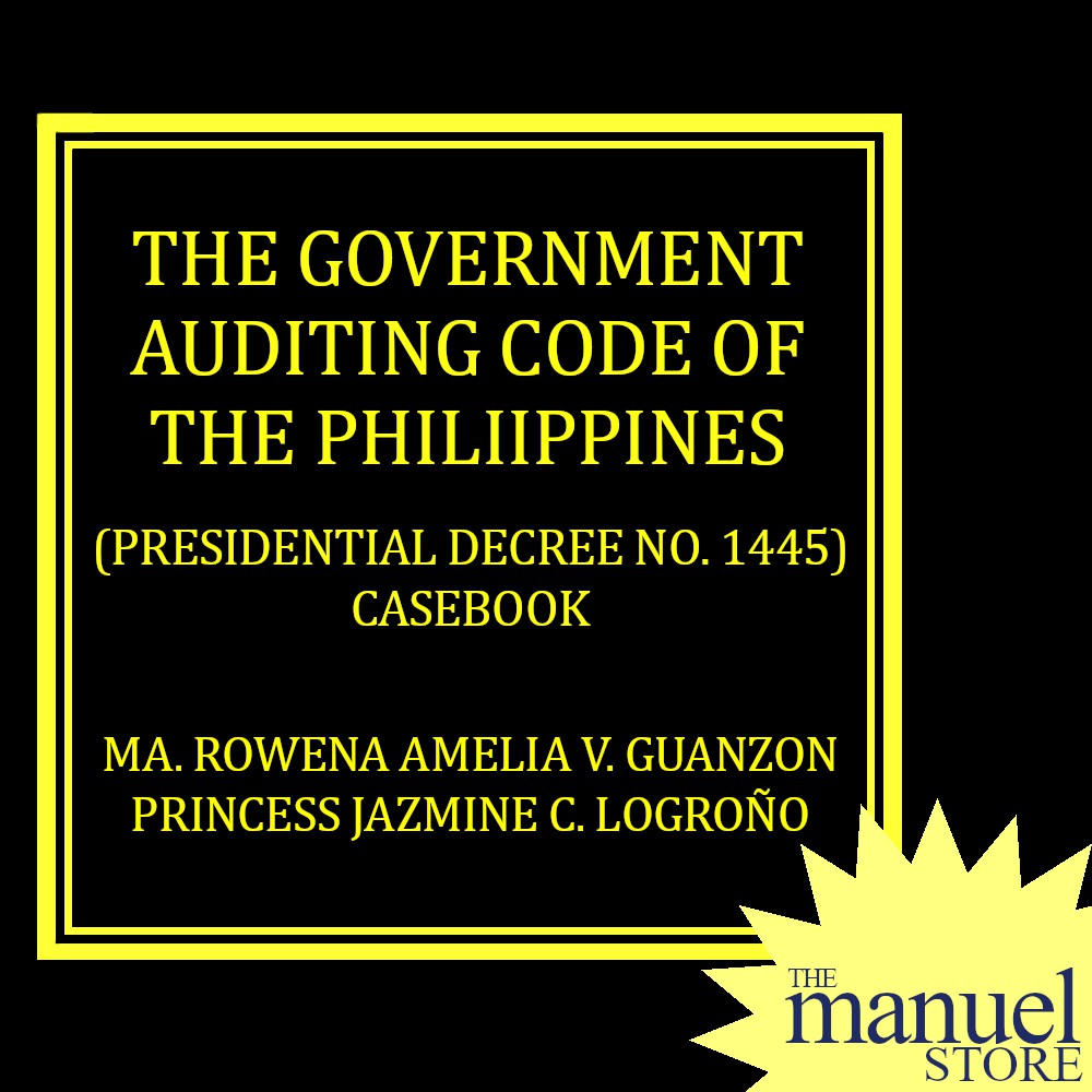 Guanzon 2019 government auditing code of the philippines preside